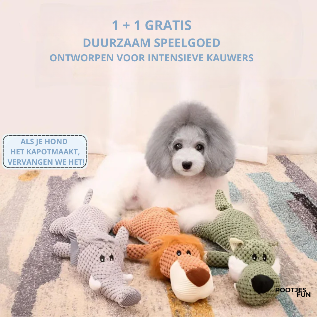 Onverwoestbare hondenknuffel